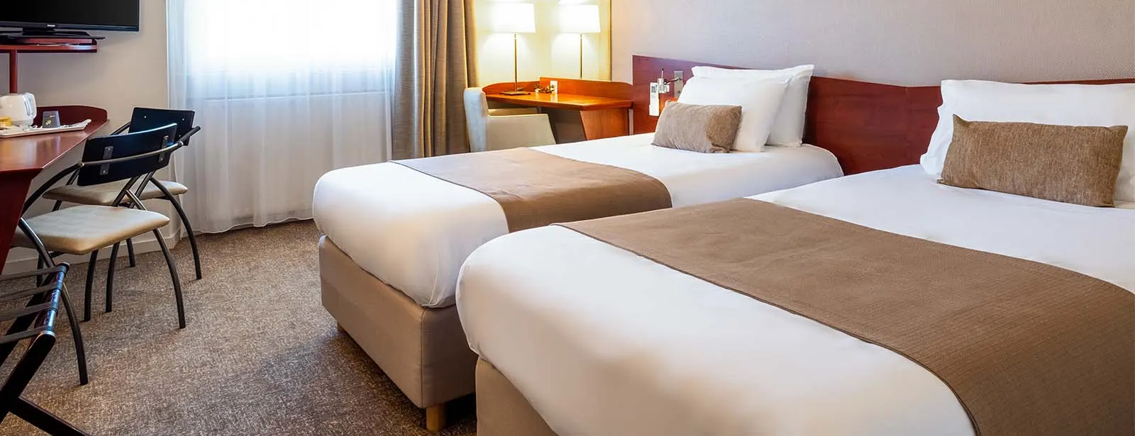 Chambre lits jumeaux